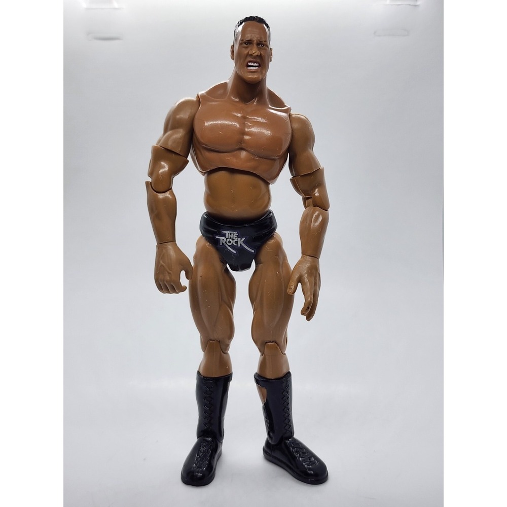 Vintage 2000 Jakks WWE Titan Tron Live The Rock 7" Figure